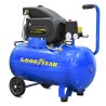 Compresseur d'air Silencieux 50 Litres 8 bar 2CV 1.5KW 115 PSI GOODYEAR
