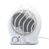 Chauffage électrique 2000W Radiateur Soufflant Climatiseur Portable Blanc Thermostat 5 à 35°C  NIKLAS