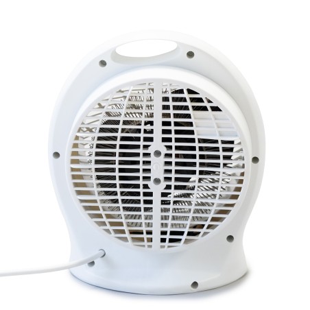 Chauffage électrique 2000W Radiateur Soufflant Climatiseur Portable Blanc Thermostat 5 à 35°C  NIKLAS