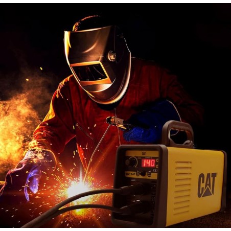 Poste à souder inverter 140A MMA ARC Caterpillar Electrodes basiques rutiles inox fonte et cellulosiques Professionnel