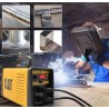 Poste à souder inverter 140A MMA ARC Caterpillar Electrodes basiques rutiles inox fonte et cellulosiques Professionnel