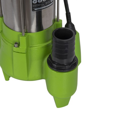 Pompe de relevage Eaux usées 1500W Egouts Caves Innondées Acier Inoxydable VITO