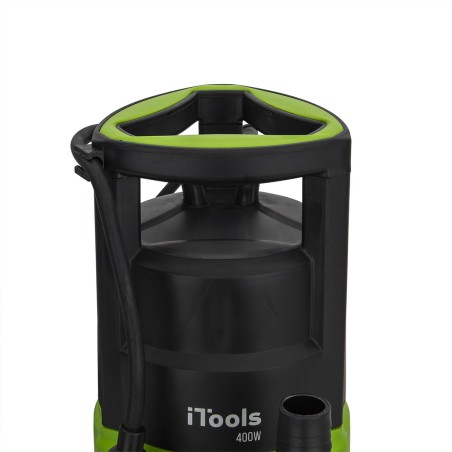 Pompe de relevage Eaux usées 400W Débit  8000L/h - câble 10m ITOOLS