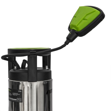 Pompe d'évacuation Eaux chargées 550W Cuve Inox Câble 10m VITO