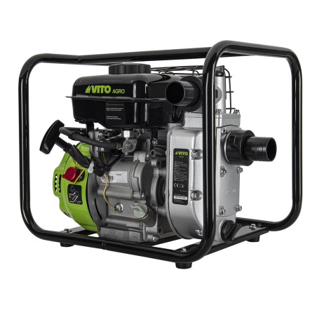 Motopompe thermique 105 Cm3 4 Temps 3CV 1.5" Ø 43mm Eaux claires Vide caves ou Piscines 10M3 / heure VITO