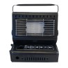 Chauffage d'appoint à gaz 1300 W Camping Caravane Radiateur puissant + 28 Cartouches de Gaz extérieur 250gr NIKLAS