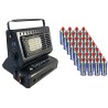 Chauffage d'appoint à gaz 1300 W Camping Caravane Radiateur puissant + 28 Cartouches de Gaz extérieur 250gr NIKLAS
