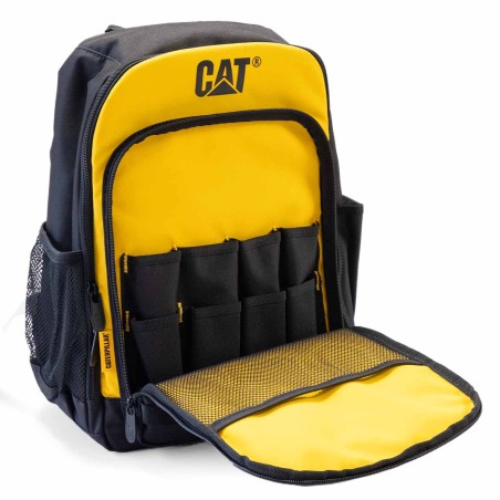 Sac à dos 21L Polyvalent Toile polyester 3 poches ext + 19 poches int CAT