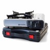 Réchaud à gaz 2200W Allumage piezo Double système de sécurité Mallette KEMPER
