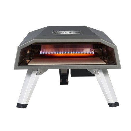 Four à pizza à gaz 4400W Ø 30cm + Pelle à pizza SAHARA