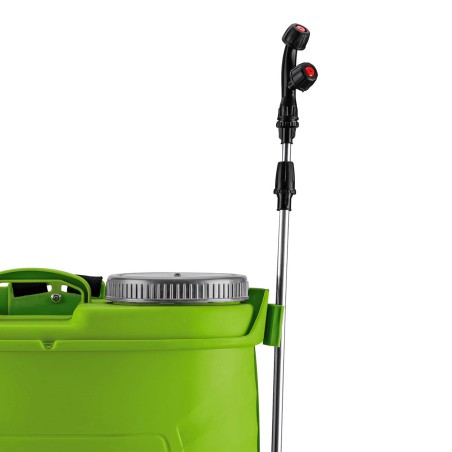 Pulvérisateur electrique à batterie 16L 12V 8Ah Pression 6 bar Itools Lance Inox + Accessoires