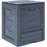 Composteur de jardin 260 Litres Noir Dim 60 x 60 x 73 cm Déchets divers TOOMAX
