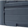 Composteur de jardin 260 Litres Noir Dim 60 x 60 x 73 cm Déchets divers TOOMAX