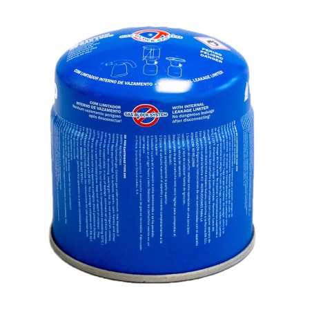 Cartouche gaz 190g butane perçable avec système sécurité stop-gaz  VITO