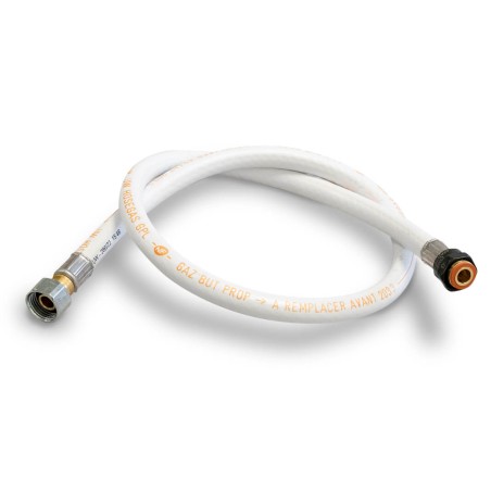 Tuyau gaz Souple 1.00 m butane/propane Raccords à visser 20/150 et G1/2  Standard