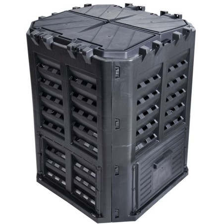 Composteur de jardin 360 Litres 69 x 69 x H84 cm KOMPOBOX BRIXO