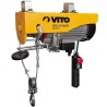 Palan Electrique à télécommande 500W Charge jusqu'à 200 kg Hauteur de levage 6 et 12 mètres VITO