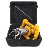 Malaxeur de chantier 1400W Mélangeur à béton Tige 590mm Pale 140 mm Capacité 65L 2 vitesses Coffre de rangement VITO