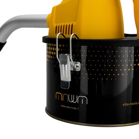 Aspirateur de cendres 800W Cuve 4 Litres + 2 Filtres HEPA + Sac  VITO