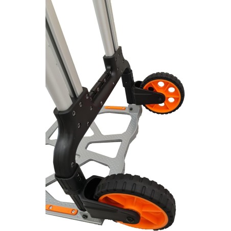 Chariot diable pliable 125kg Aluminium Professionnel KOMPACT BRIXO