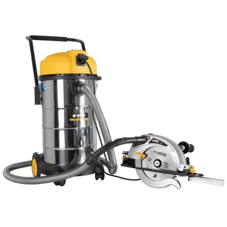 Aspirateur Eau et Poussières 1200W Cuve inox 40 Litres + Souffleur VITO