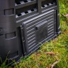 Composteur de jardin 480 Litres 93,3 x 93,3 x H80 cm KOMPOBOX BRIXO