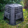 Composteur de jardin 480 Litres 93,3 x 93,3 x H80 cm KOMPOBOX BRIXO