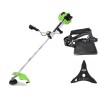 Débroussailleuse Thermique 52 Cm3 Moteur 2T 1,9 CV Harnais + Lame 3 dents Ø 25.5 cm + Fil nylon Ø 2.5 mm VITO