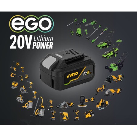 Batterie Lithium EGO 20V 4 Ah Gamme sans fil 20V VITO