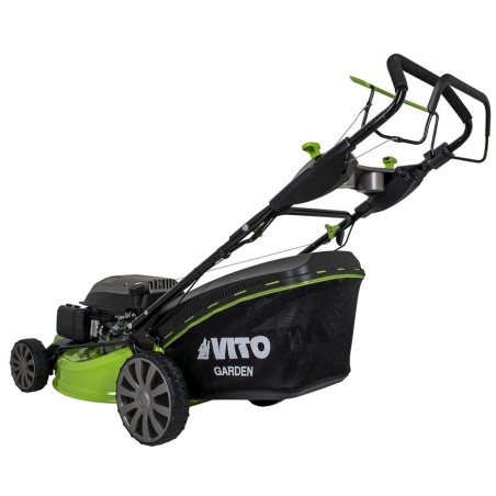 Tondeuse à gazon Autotractée 6,5 CV Pelouses 2000m2 Mulching Bac 65L VITO