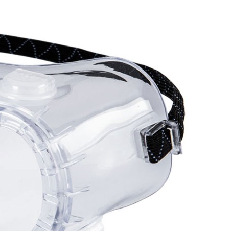 Lunettes de protection Anti buée Polycarbonate Ventilation indirecte Bande réglable VITO