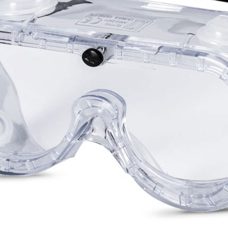 Lunettes de protection Anti buée Polycarbonate Ventilation indirecte Bande réglable VITO