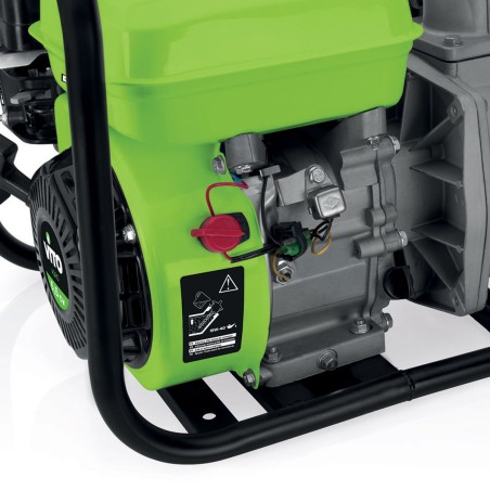 Motopompe essence 5.5 CV 163 cm³ Autonomie 3h Débit max 30m³/h Tuyaux : 2” / 50 mm VITO