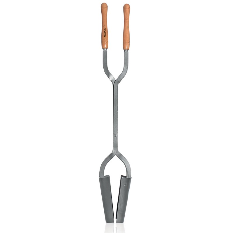 Pelle croisée 2 manches pour trous de poteaux Acier trempé Manche Bois 121.5 cm VITO