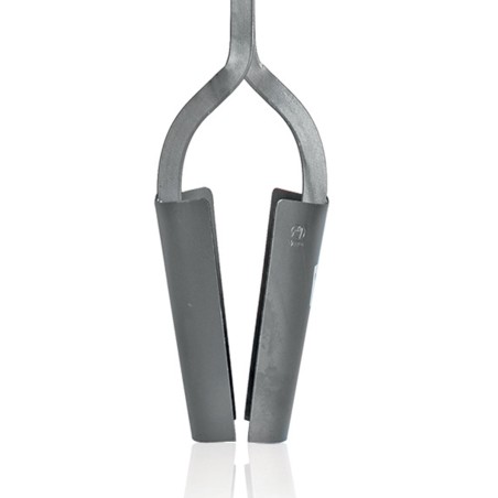 Pelle croisée 2 manches pour trous de poteaux Acier trempé Manche Bois 121.5 cm VITO