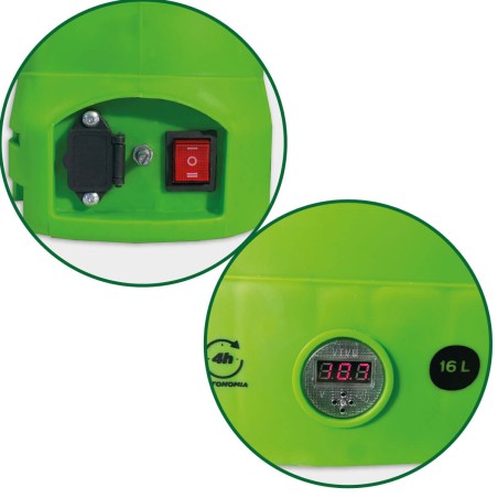 Pulvérisateur Electrique à Batterie Lithium 12V/8AH 16L 6 bars Chargeur Végétaux jardin toitures VITO