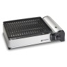 Barbecue à gaz 1900W Grille anti adhesive + 4 cartouches gaz camping KEMPER