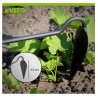 Binette de jardin Inox et Fer forgés à la main Manche bois VITO
