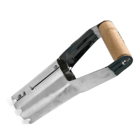 Plantoir à bulbes 230mm Outil de jardin Manche bois Inox Haute qualité VITO