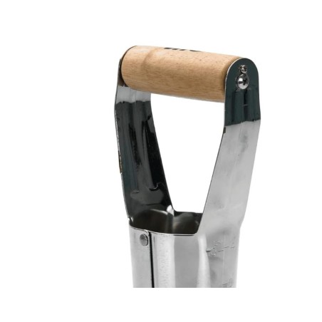 Plantoir à bulbes 230mm Outil de jardin Manche bois Inox Haute qualité VITO