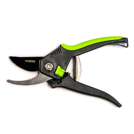 Sécateur de Jardin manuel 20 cm  Ciseaux Jardinage Lame Acier Carbone VITO