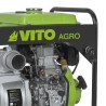 Motopompe 5CV Moteur Diesel 4T 246cm3 Pompe à eau Raccord 3"/80 mm Autonomie 11h VITO