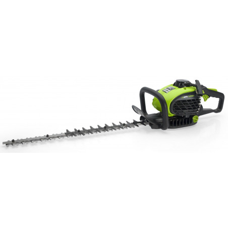Taille Haies à Essence 25cm3 Moteur 2 Temps 1.1CV Lame double 55cm Rotation 90° Branches épaisses VITO