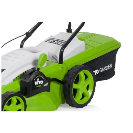 Tondeuse electrique 1800W Moteur induction Coupe 42 cm - 3 hauteurs de coupe - bac 50L VITO