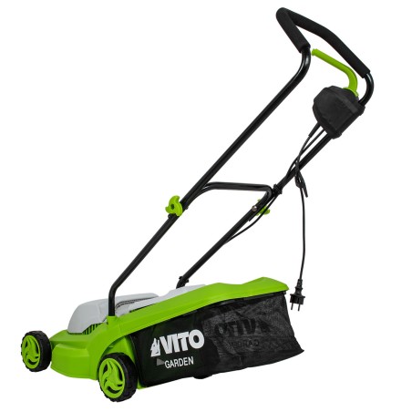 Tondeuse electrique 1200W Surface 300M2 Coupe 32 cm 3 Hauteur de coupe 20-65 mm Bac 30L VITO