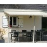 Bâche Pergola 4 x 4 m IVOIRE PVC Grammage  640 g/m2 Haute Protection UV