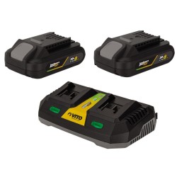 Pack 2 Batteries Lithium...