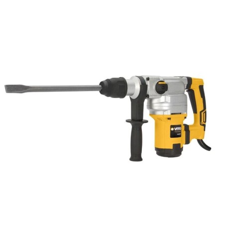 Marteau perforateur burineur 1050W SDS MAX 9 joules Burins et Forets inclus Mallette VITO