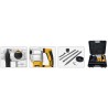 Marteau perforateur burineur 1050W SDS MAX 9 joules Burins et Forets inclus Mallette VITO