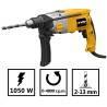Perceuse à percussion 1050W Mandrin 13mm Perceuse-visseuse Corps acier Mallette VITO
